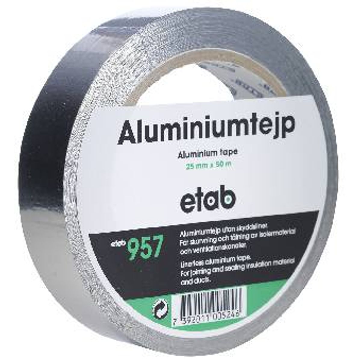 Tejp aluminium 957 25mmx50m