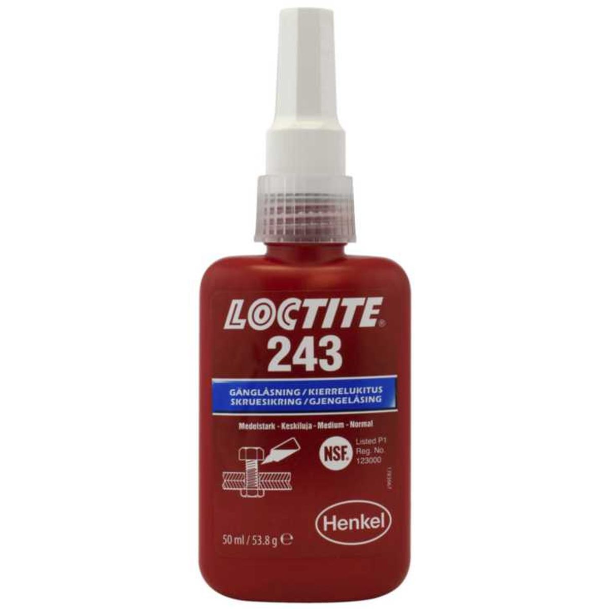 Gevindlåsning middelstærk Loctite 5 ml