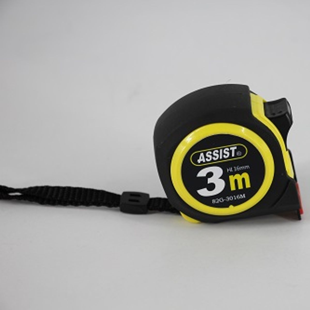 Assist 3m båndmål 16mm m/magnet