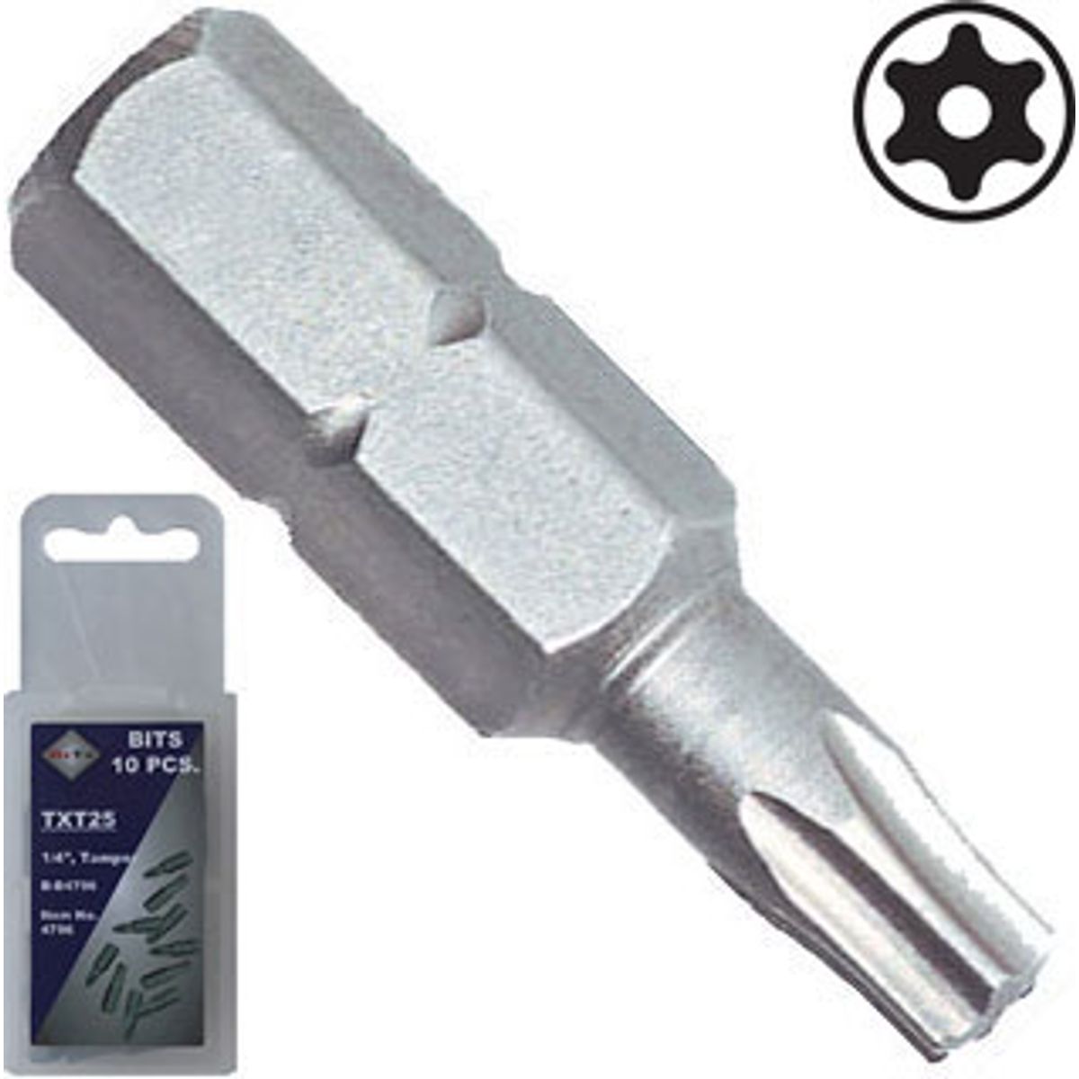 BATO 1/4" Bits TXT 20 x 25mm. 10 stk. pk.