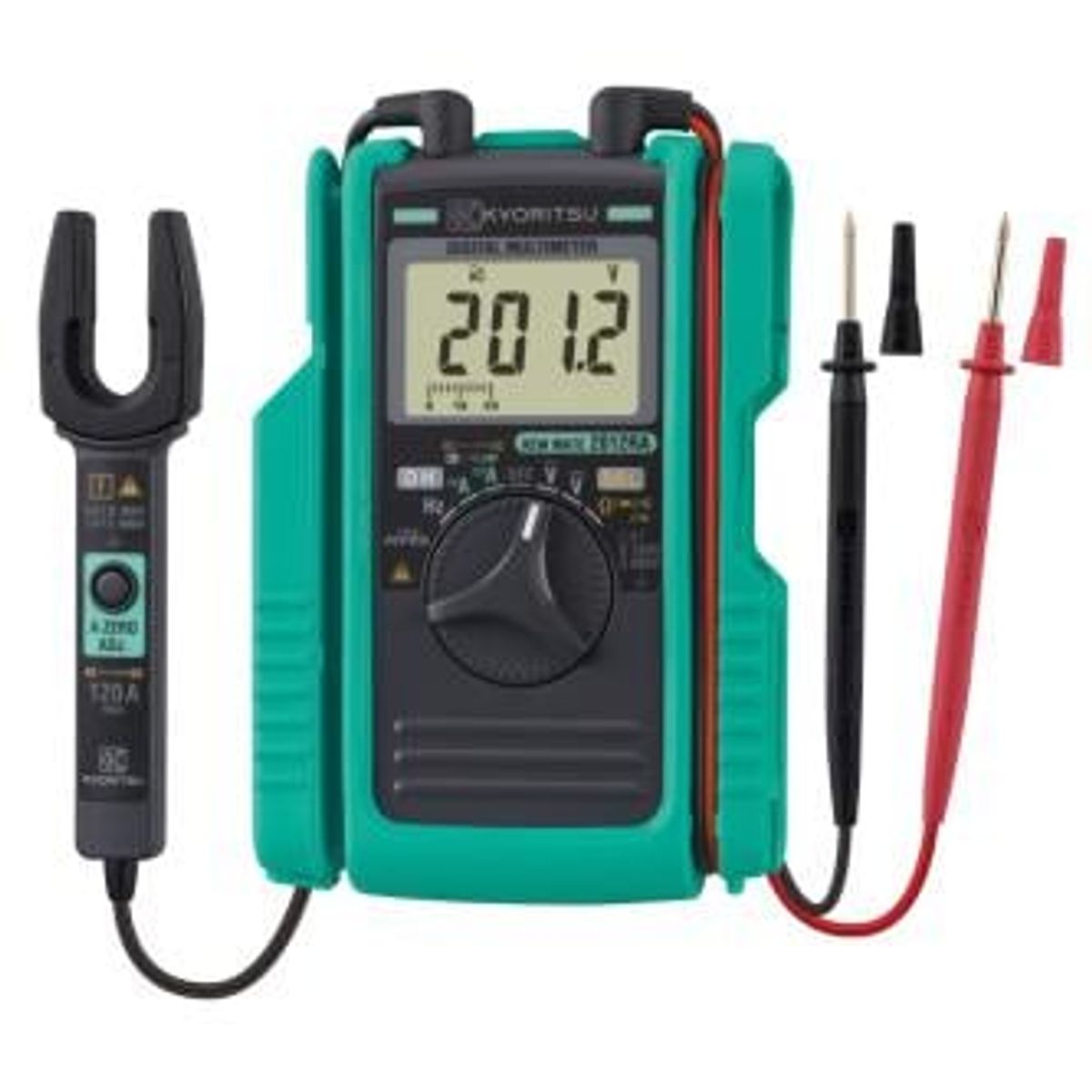 Kewmate 2012RA - Sand RMS Multimeter med 120A AC/DC åben strømtang