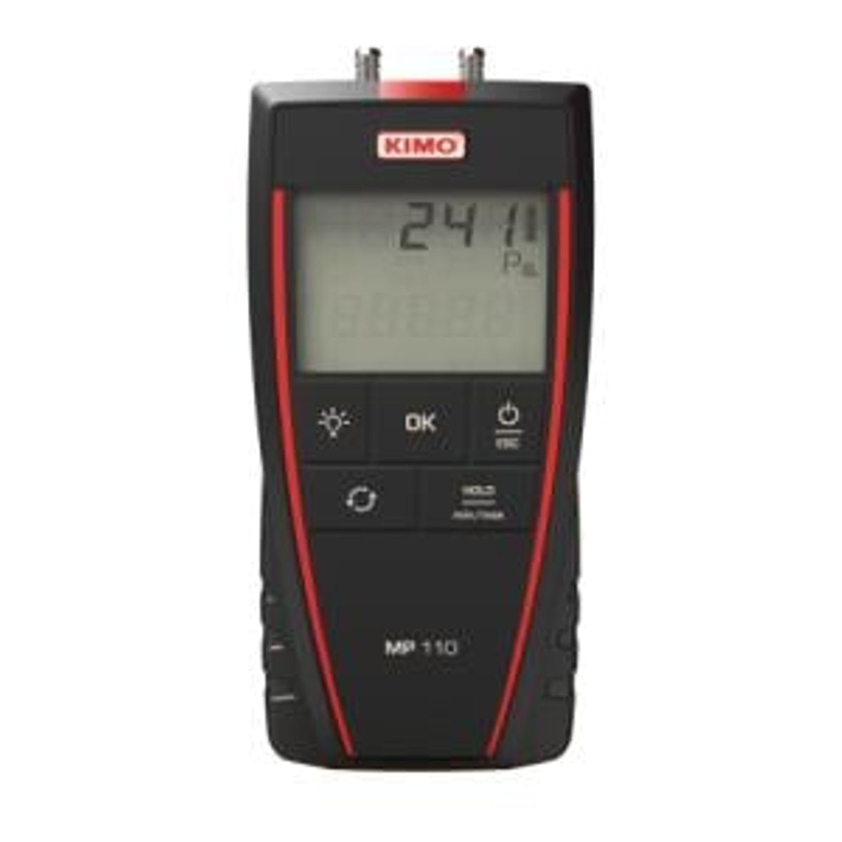 Kimo MP110S micromanometer u/kalibreringscertifikat