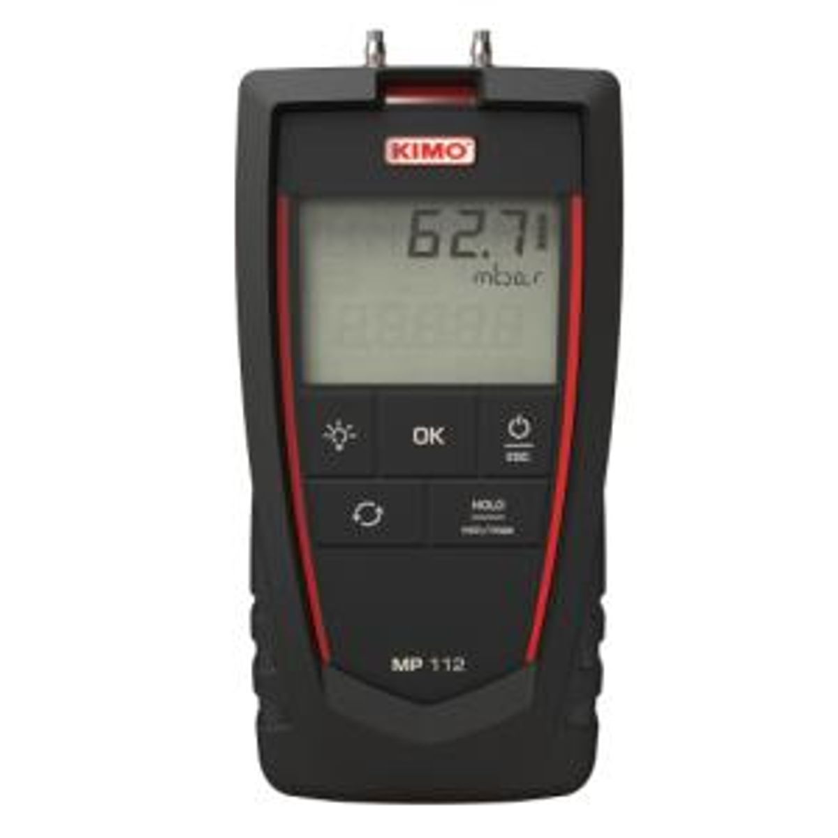 KIMO MP112. Differenstrykmanometer u/kalibreringscertifikat