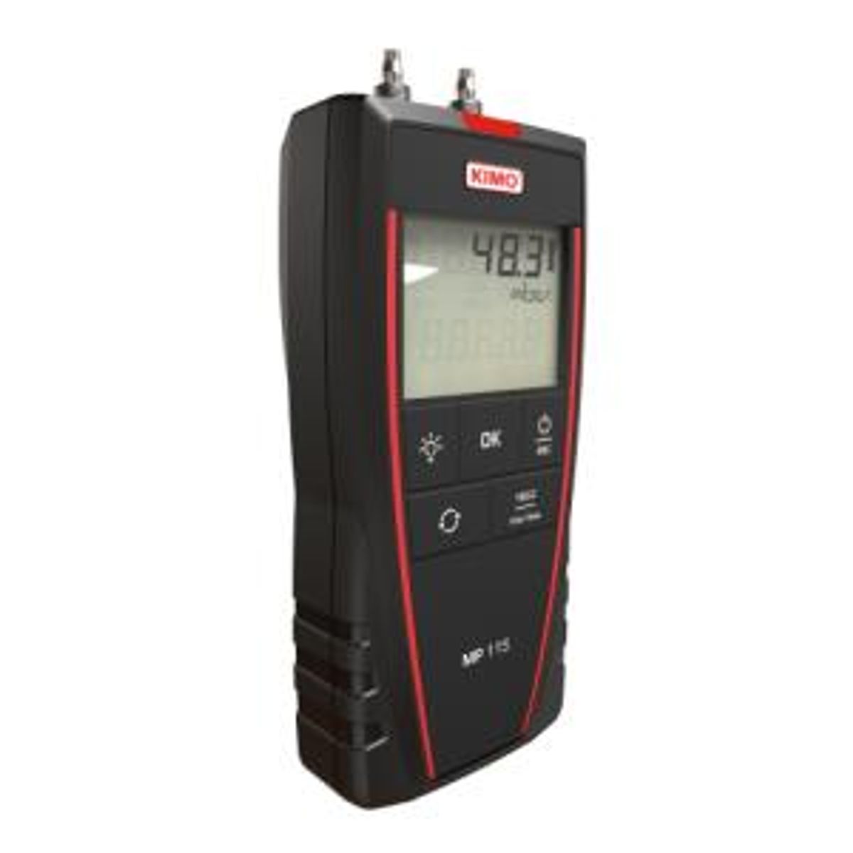 KIMO MP115S. Differenstrykmanometer u/kalibreringscertifikat