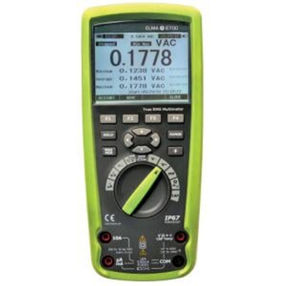 Elma 6700 - Sand RMS multimeter, IP67 og indbygget datalogger