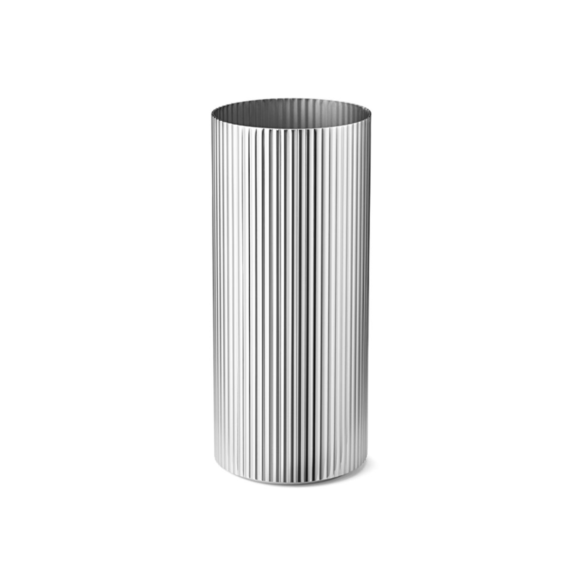 Georg Jensen Bernadotte vase, 19 cm i stål