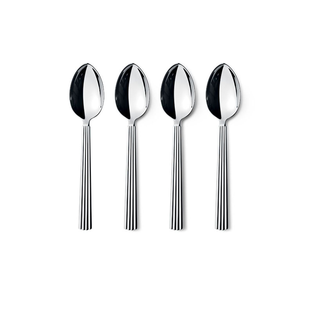 Georg Jensen Bernadotte stål dessertske, 4 stk