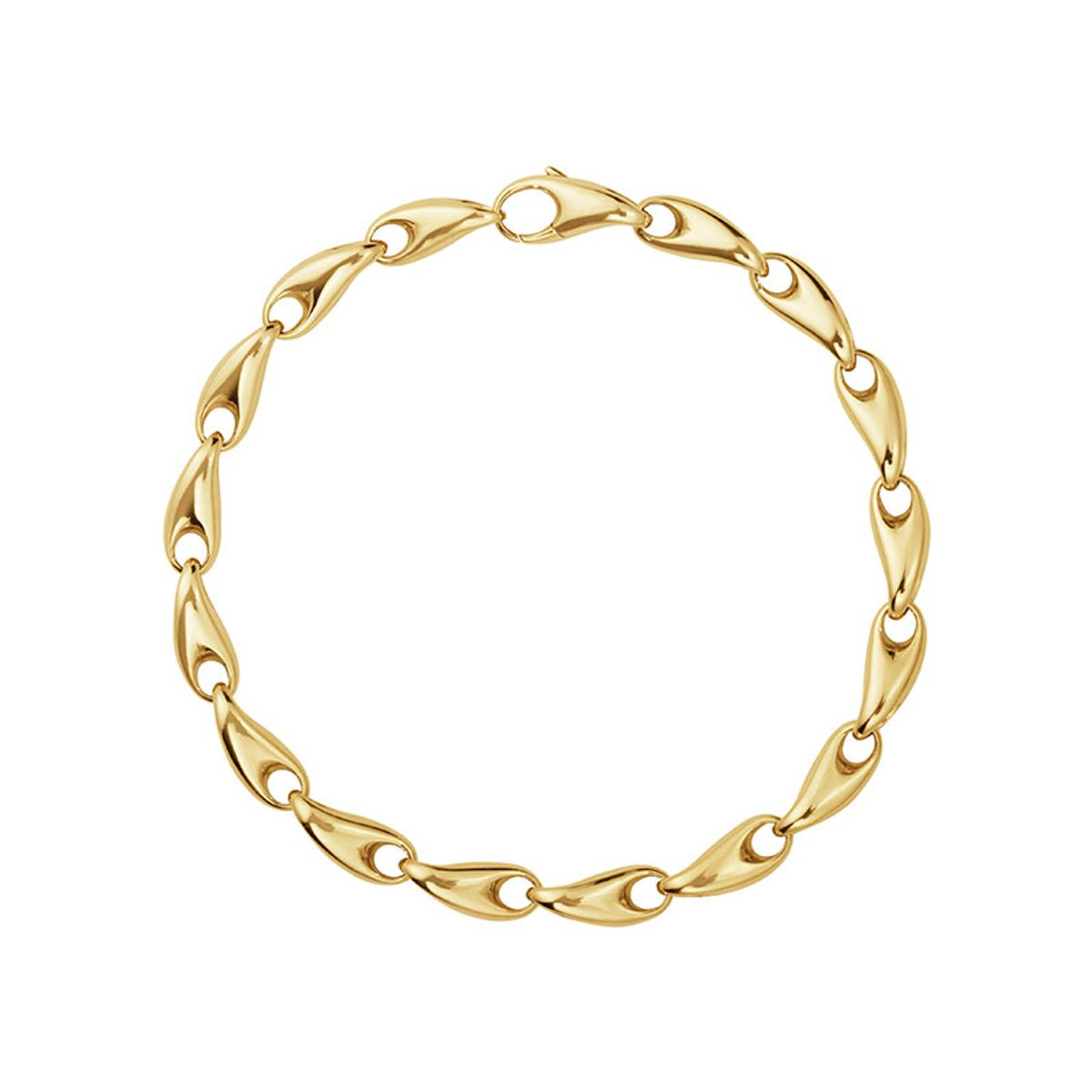 Georg Jensen Reflect Slim Link 1647A armbånd i 18 kt guld