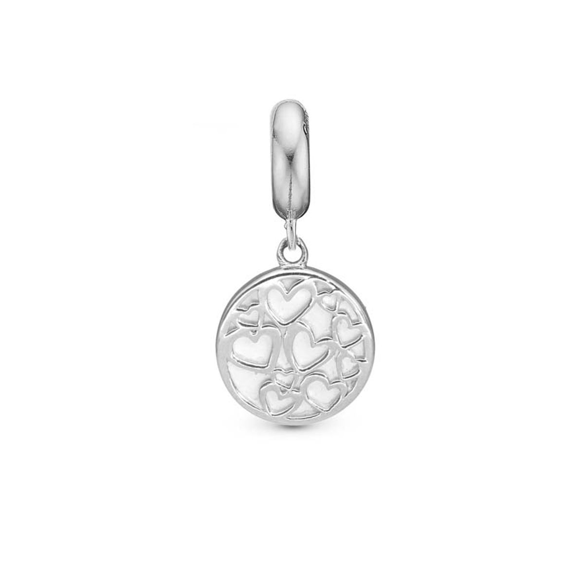 Christina Jewelry Magic Hearts Hjerter sølvcharm til sølvarmbånd på 4 mm