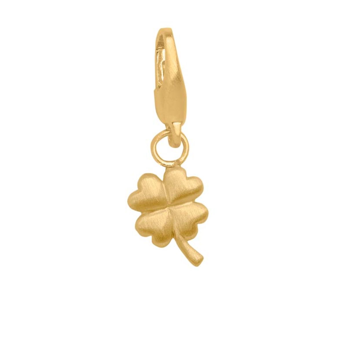 ByBiehl Lucky Four Leaf Charm i forgyldt