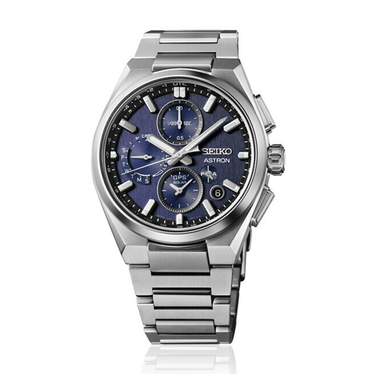 Seiko Astron GPS Solar Chronograph herreur i titanium