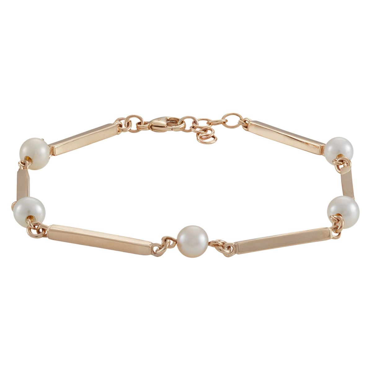 Siersbøl Pind & Perle armbånd 14 kt. 18+2cm