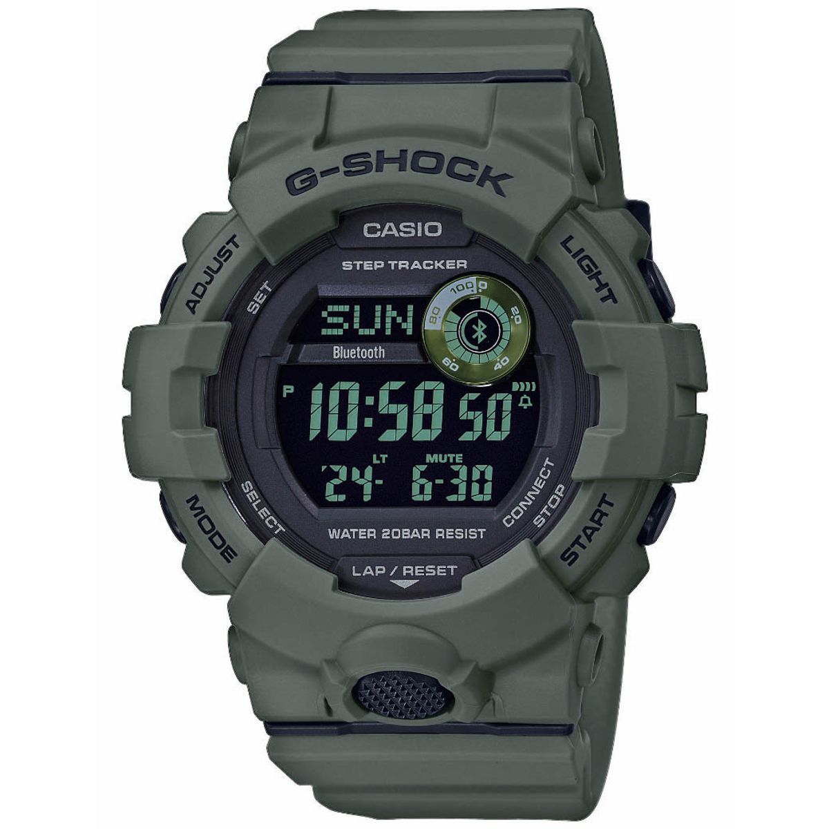 Casio G-Shock (3464 i grøn med Bluetooth