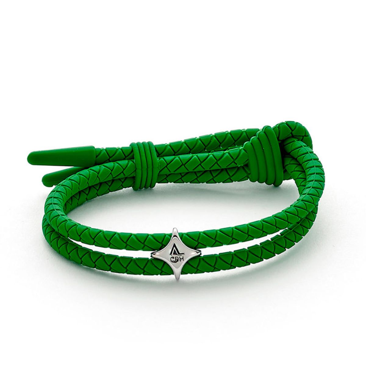 Alexander Lynggaard Good Wibes armbånd Wimbledon Green Silicone - Justerbar