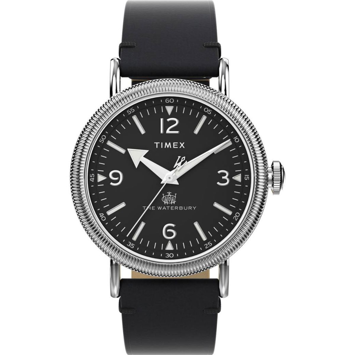 TIMEX Waterbury Coin Edge med rem Ø40