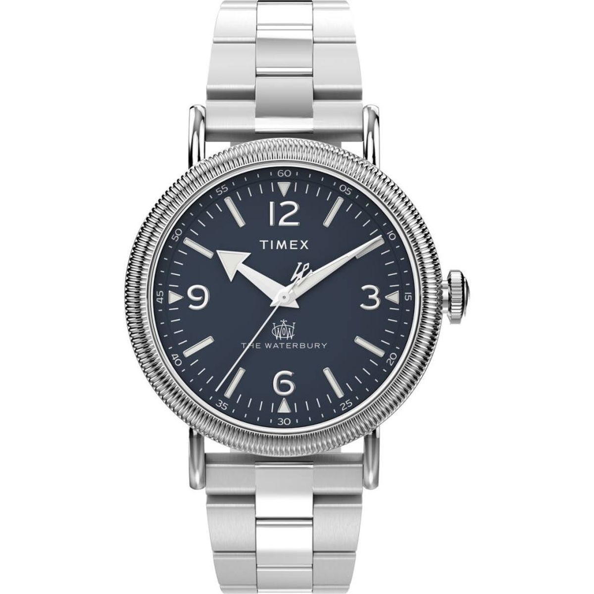 TIMEX Waterbury Coin Edge med lænke Ø40