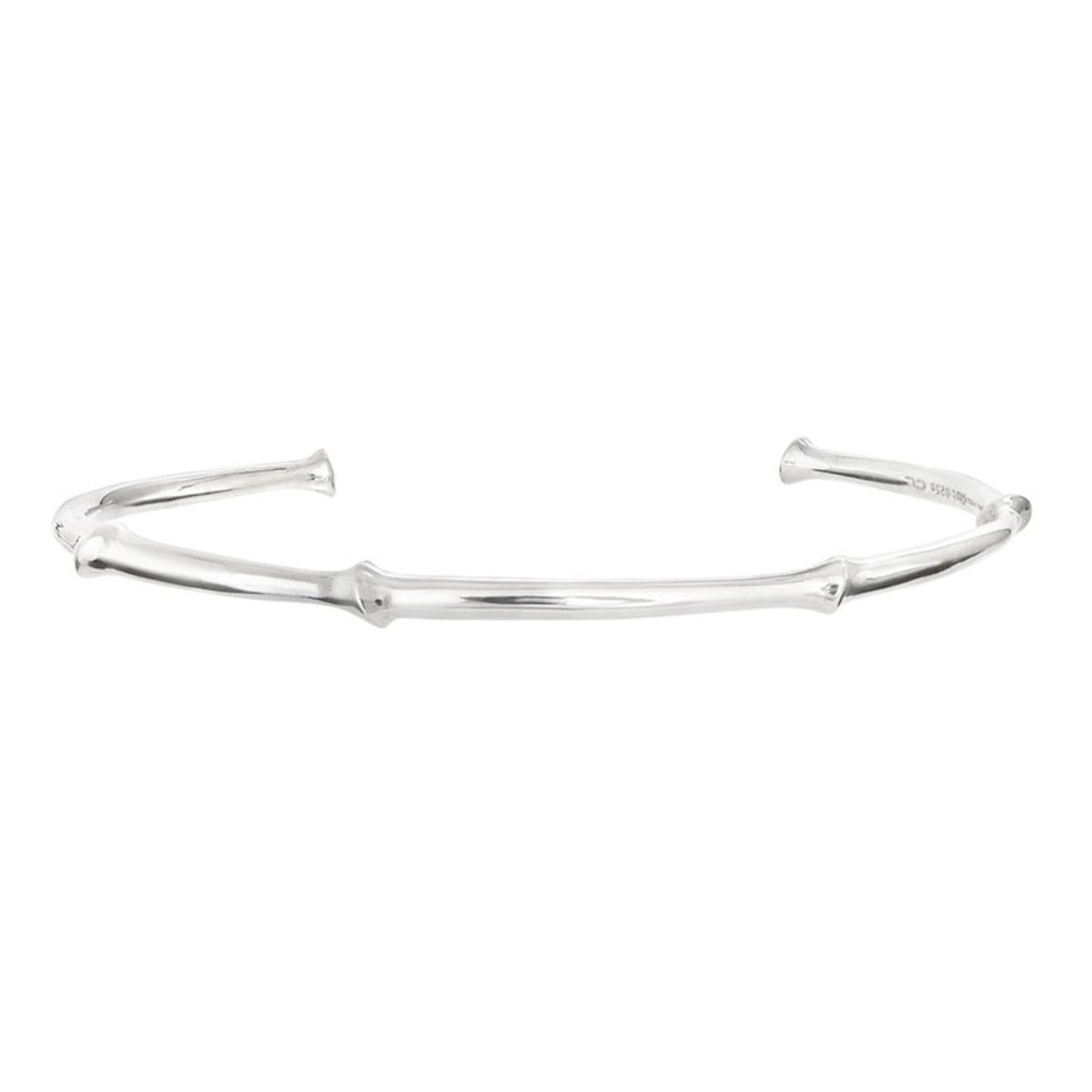 OLE LYNGGAARD COPENHAGEN Nature sølv bangle, blank