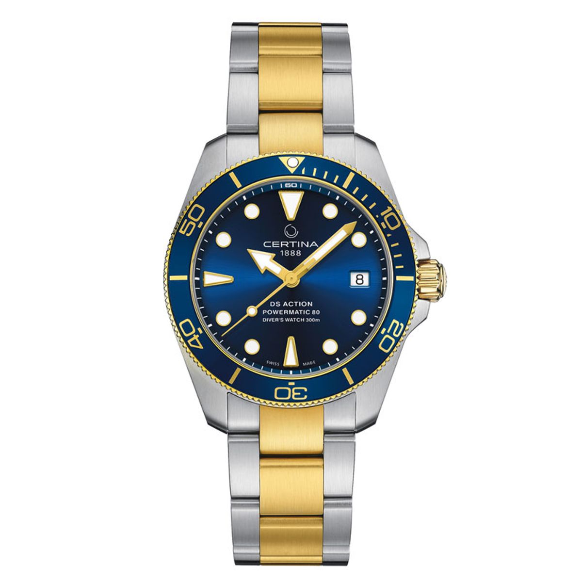 Certina DS Action Diver Powermatic 80 med lænke Special Edition