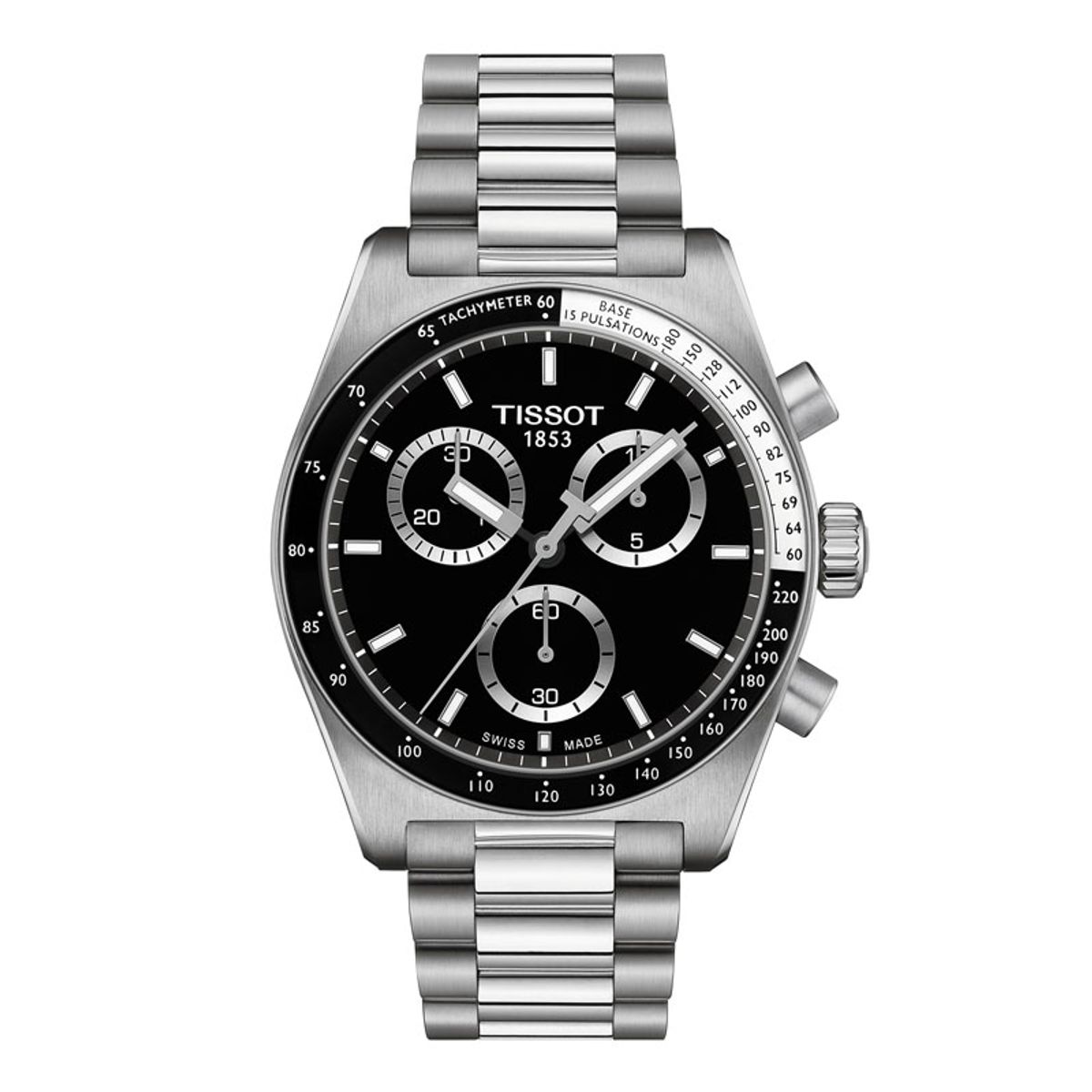 Tissot PR516 Chronograph sort urskive