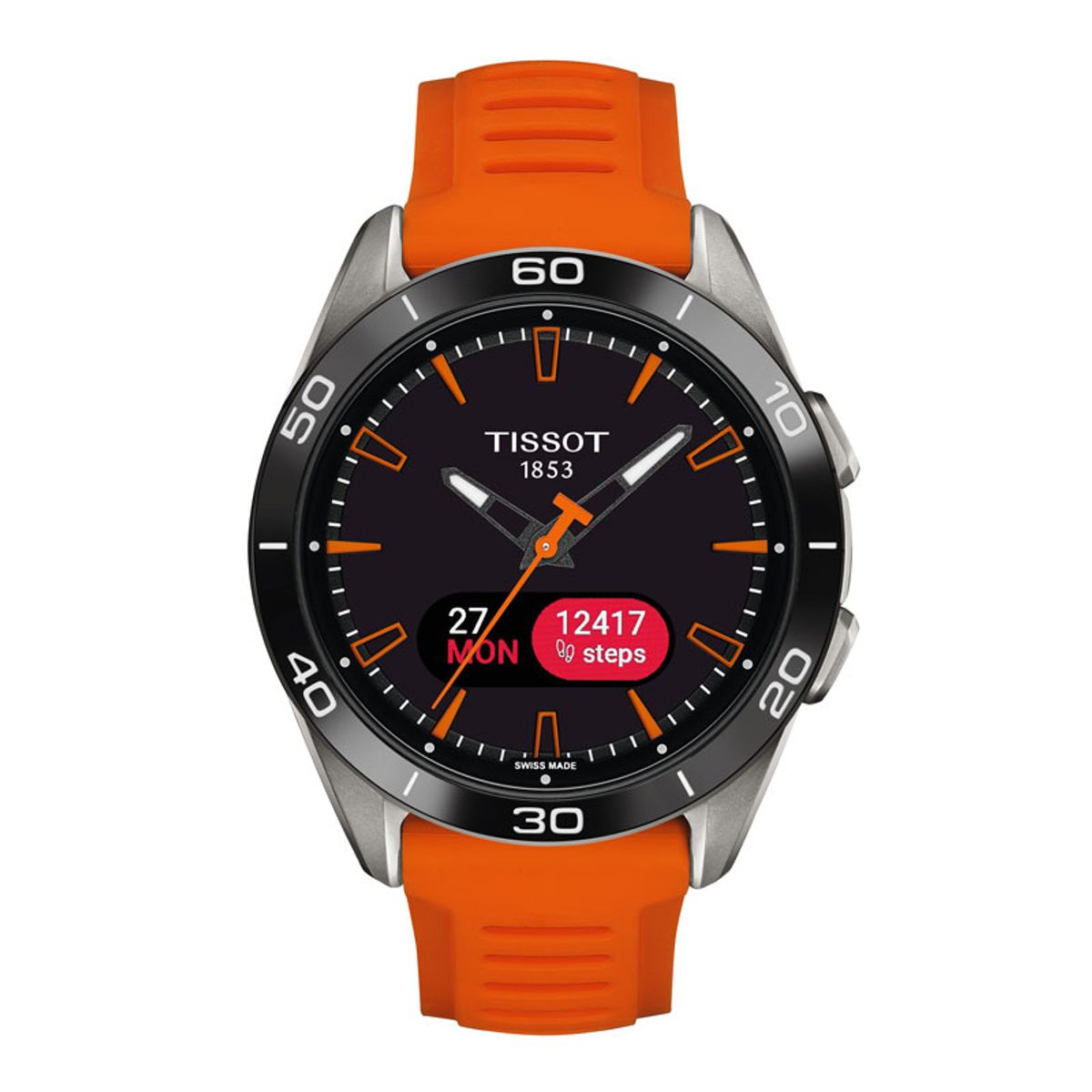 Tissot T-Touch Connect Sport Solar med orange rem