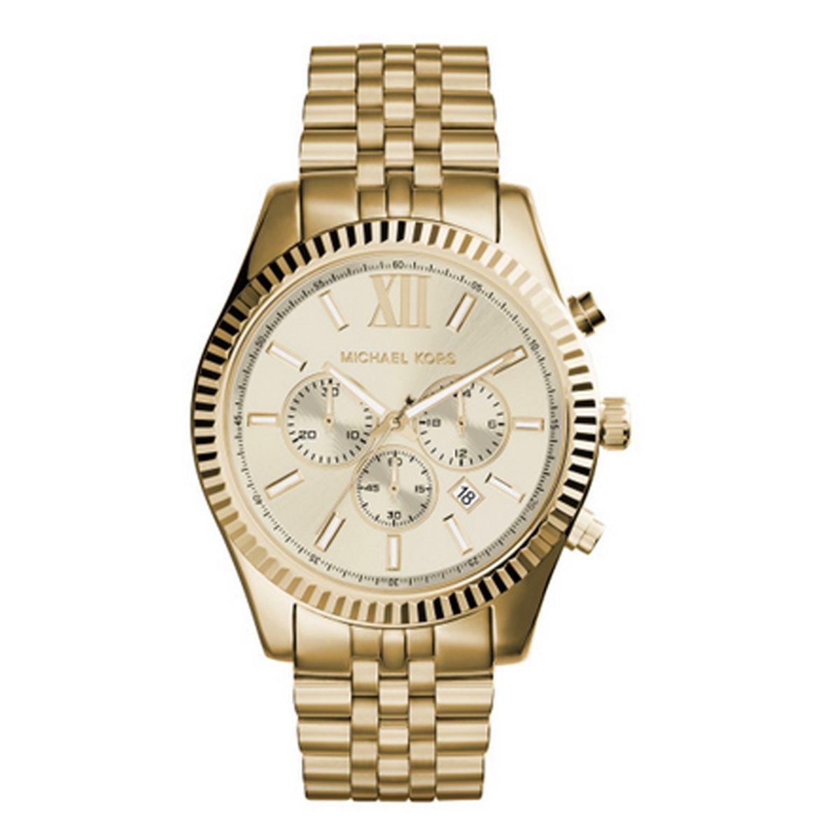 Michael Kors Lexington armbåndsur i double og med chronograph