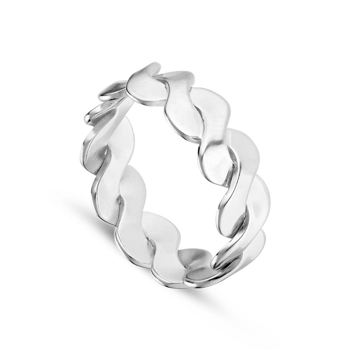 Jane Kønig Small Wavy Sølv Ring