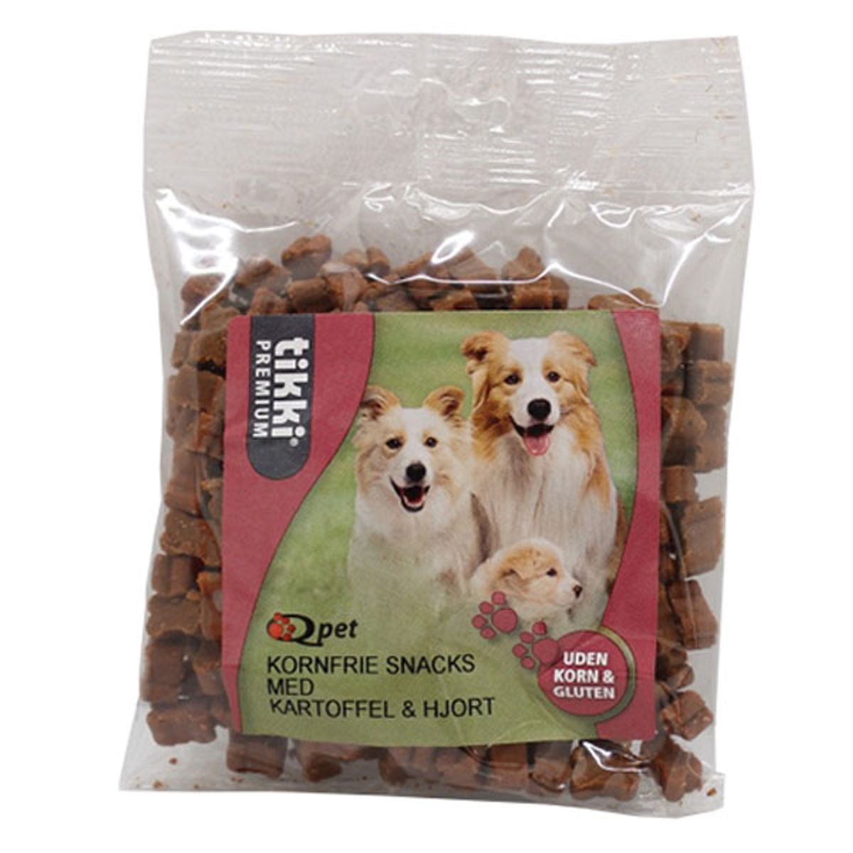 Hundegodbidder-UDEN KORN med Hjort, 150g