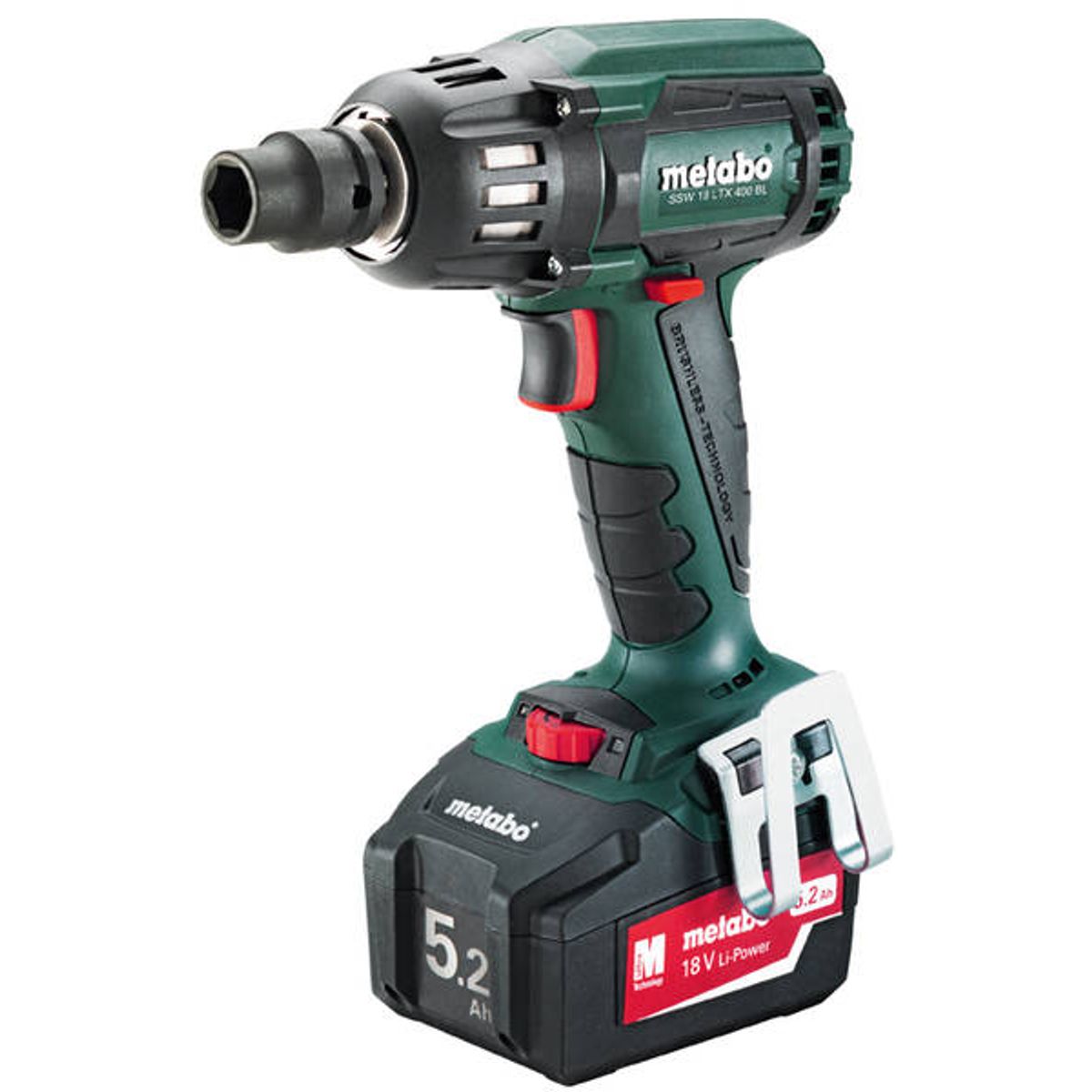 Metabo Akku Slagnøgle SSW 18 LTX 400 BL 5,2 Ah