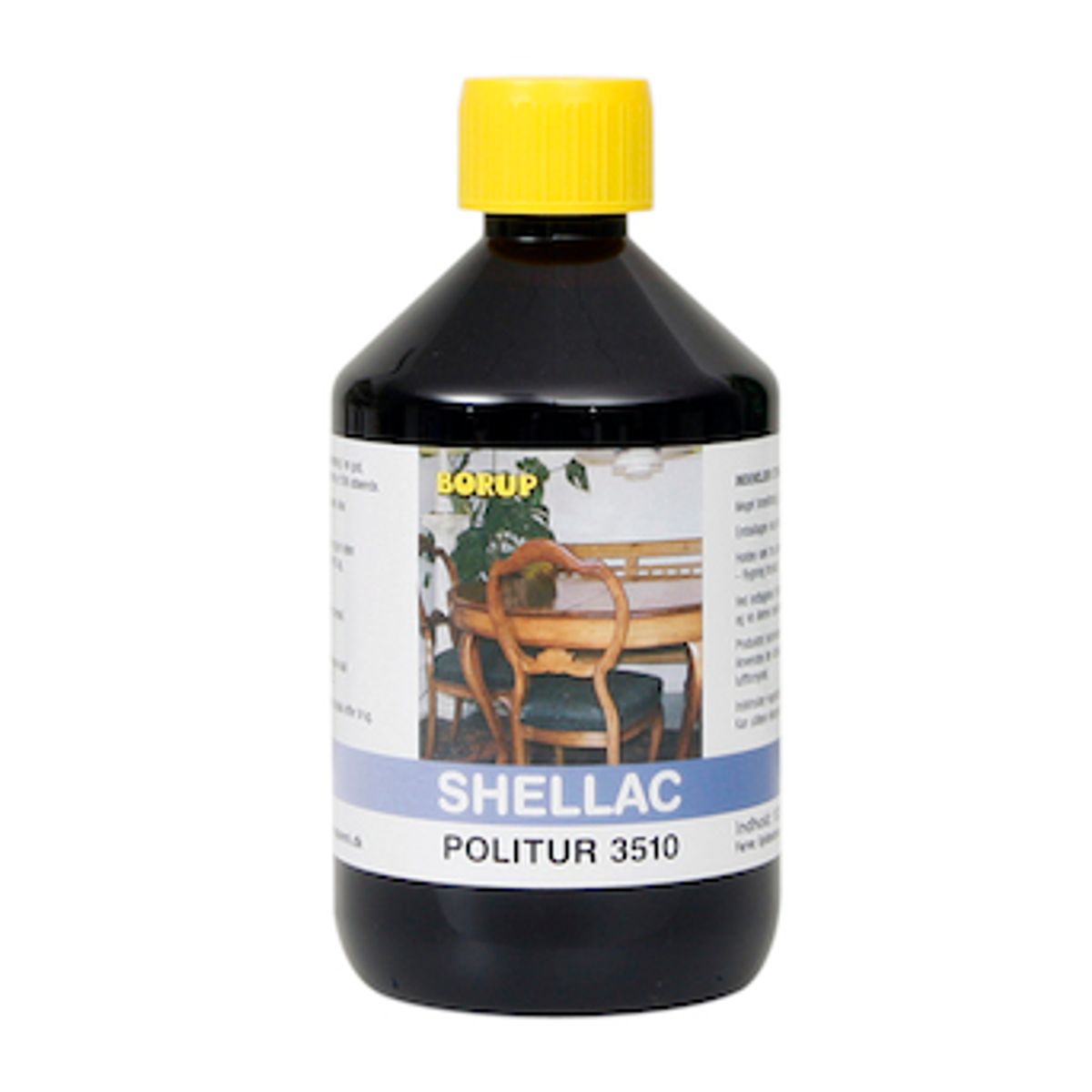 Borup Kemi shellac politur 3510, 1/2 L