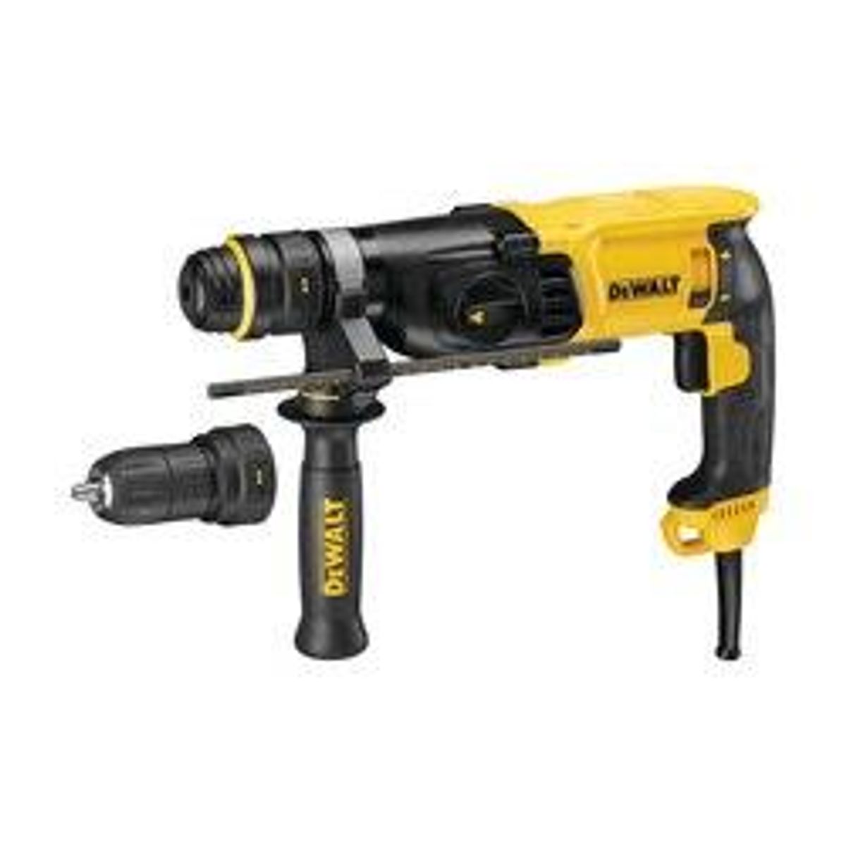 DeWalt 26mm SDS-PLUS borehammer med 3 funktioner og QC-borepatron