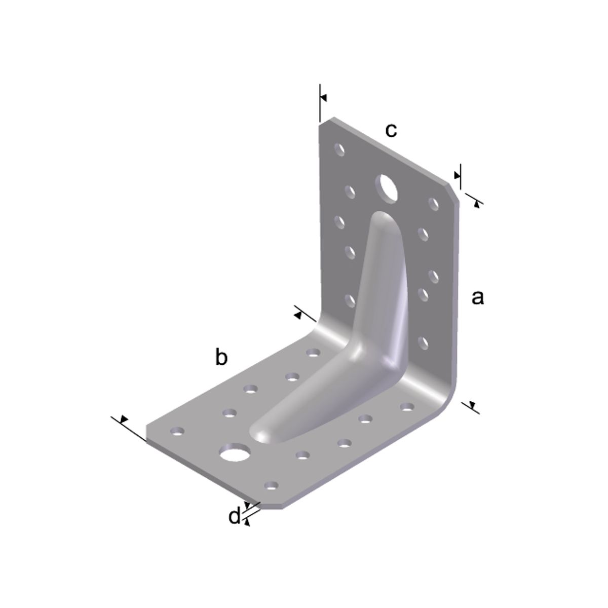 ESSVE Vinkelbeslag 105x105x90x2 mm V4 PL varmforzinket