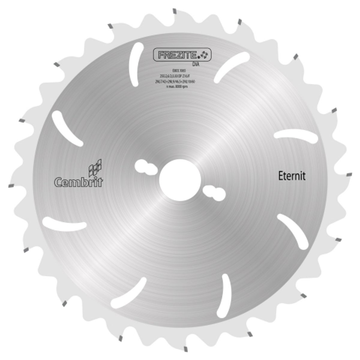 Frezite diamantklinge til Eternit 125mm Z8