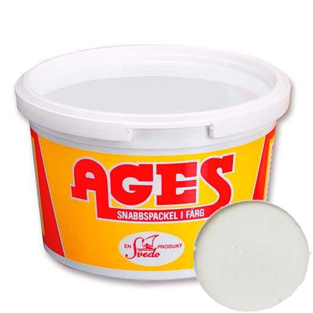 Ages spartelmasse nr.201 Hvid 400g