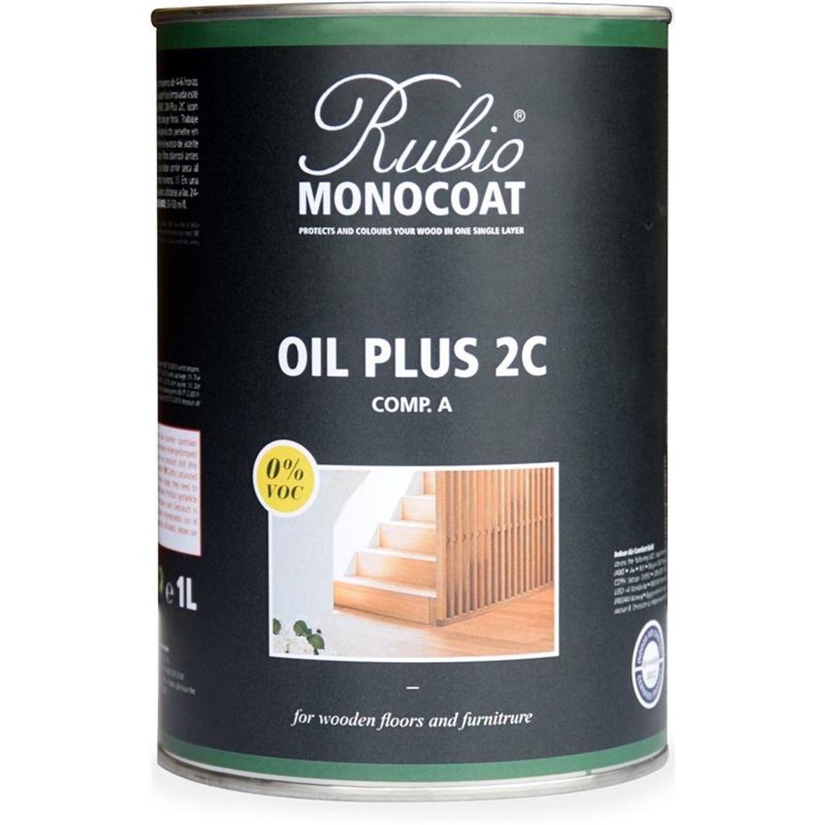 Rubio Monocoat olie Plus 2C Black - 1 L