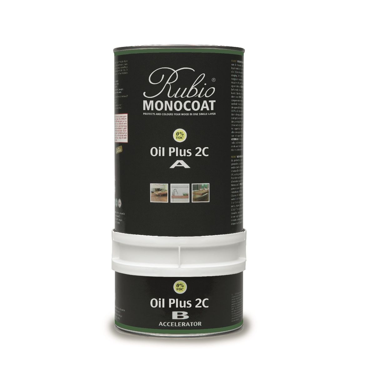 Rubio Monocoat olie Plus 2C Mist 275 ml inkl. accelerator 75 ml.