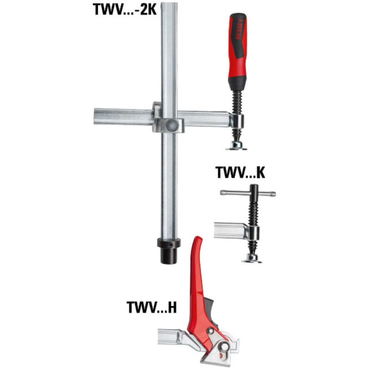 BESSEY Spændeelement TWV16 200/150 (knebelgreb)