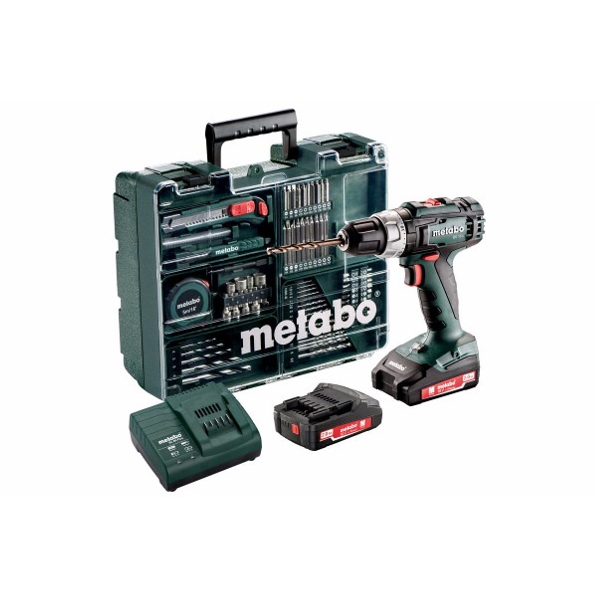 Metabo Akku Bore-/skruemaskine BS 18 L Workshop sæt