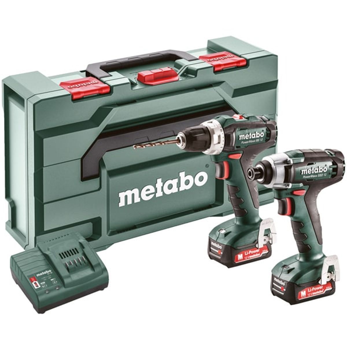 Metabo Combo sæt med 12V slagskruetrækker og bore-/skruemaskine