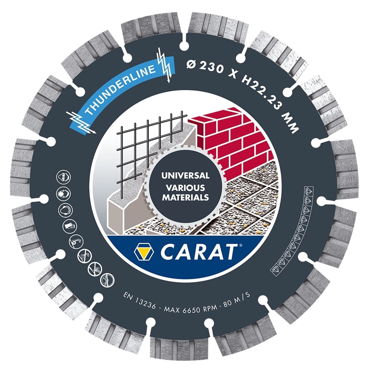 CARAT Thunderline Universalklinge Ø125