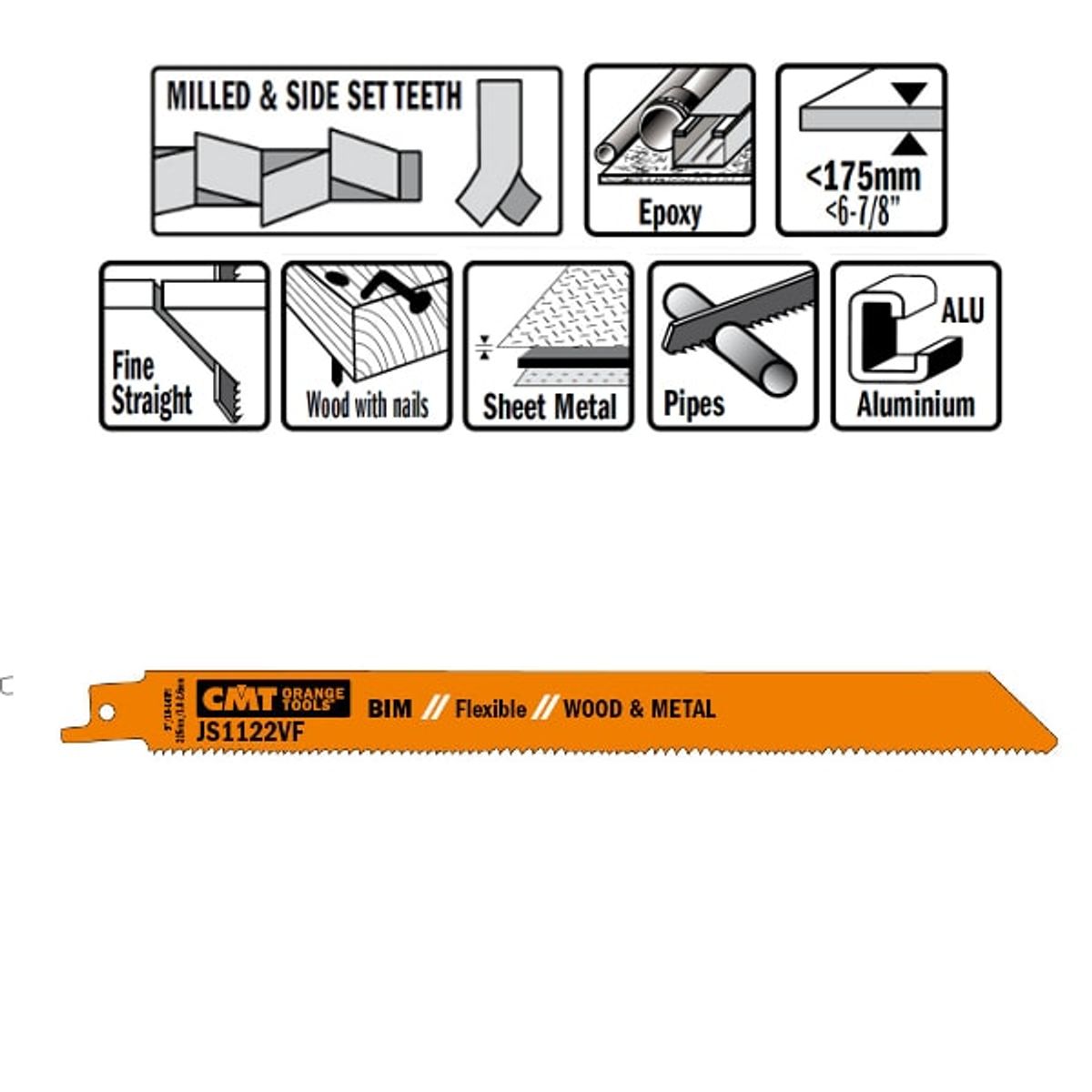 Bajonetklinge 225mm BIM Flex Easy