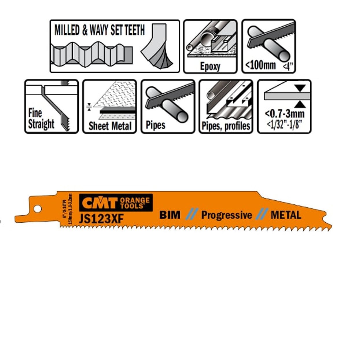 Bajonetklinge 150mm BIM Prog