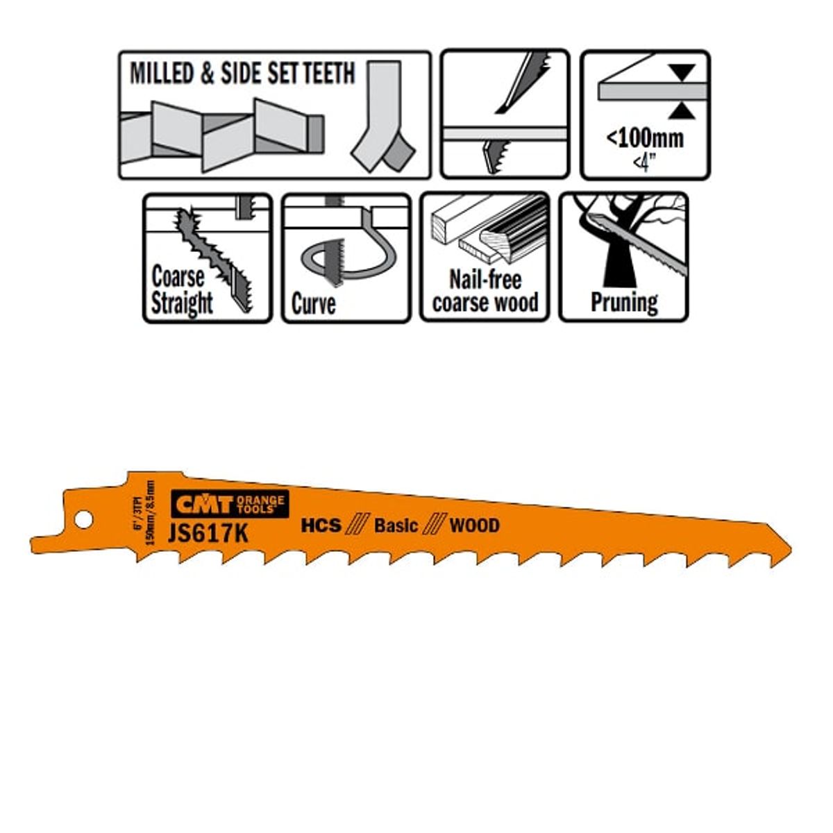 Bajonetklinge 150mm HCS Basic