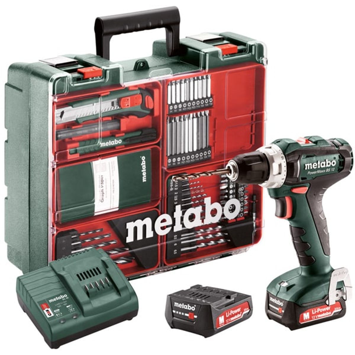 Metabo PowerMAXX BS 12 2X2,0 Akku-Bore-/skruemaskine