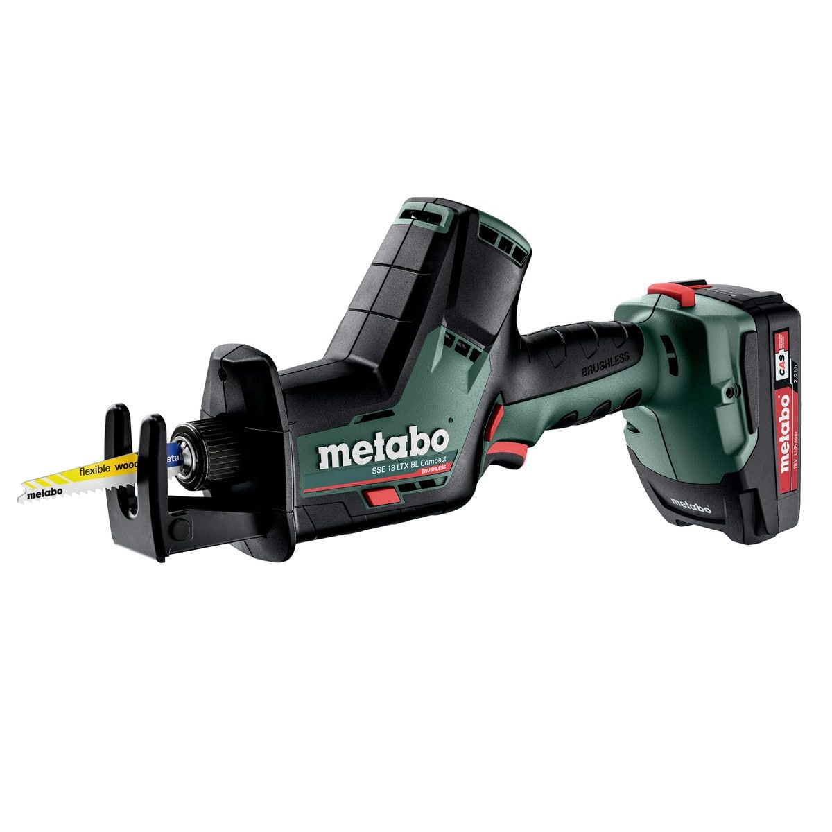 Metabo Akku Bajonetsav SSE 18 LTX BL Compact 2 x 2,0 Ah