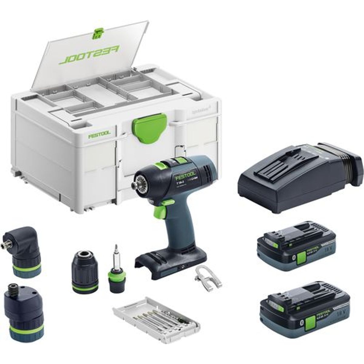 Festool Akku bore-/skruemaskine T 18+3 HPC 4,0 I-Set