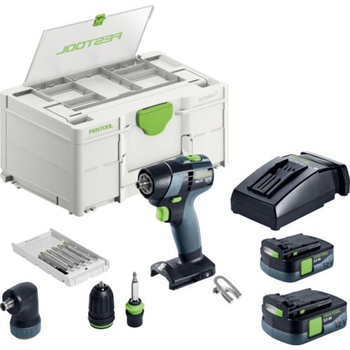 Festool Akku bore-/skruemaskine TXS 12 2,5-Set