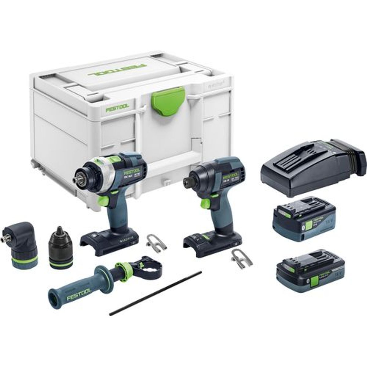 Festool Skrue- og boresæt TID 18 5,0/4,0-Set TPC 18/4