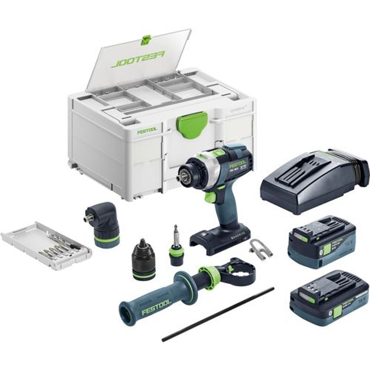 Festool Akku slagbore-/skruemaskine TPC 18/4 5,0/4,0 I-Set QUADRIVE