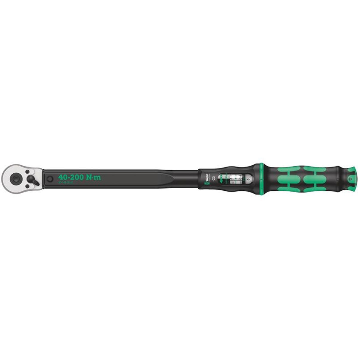 Wera Click-Torque C 3 momentnøgle med omskifter-skralde, 40-200 Nm