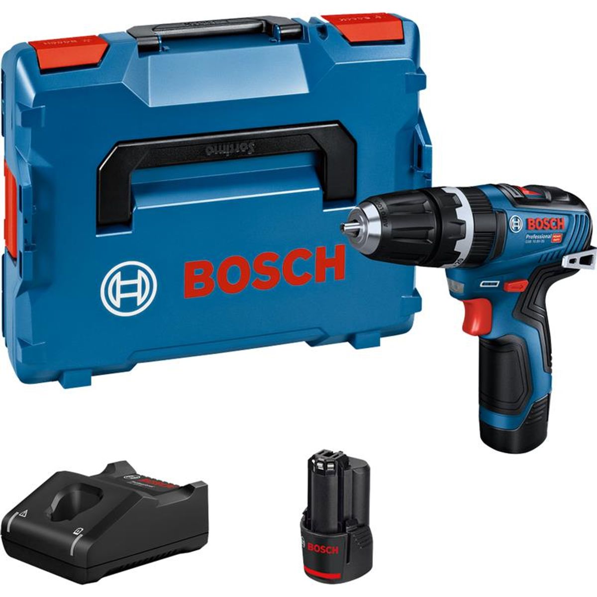 Bosch Slagboremaskine GSB 12V-35 2X3AH L-BOXX